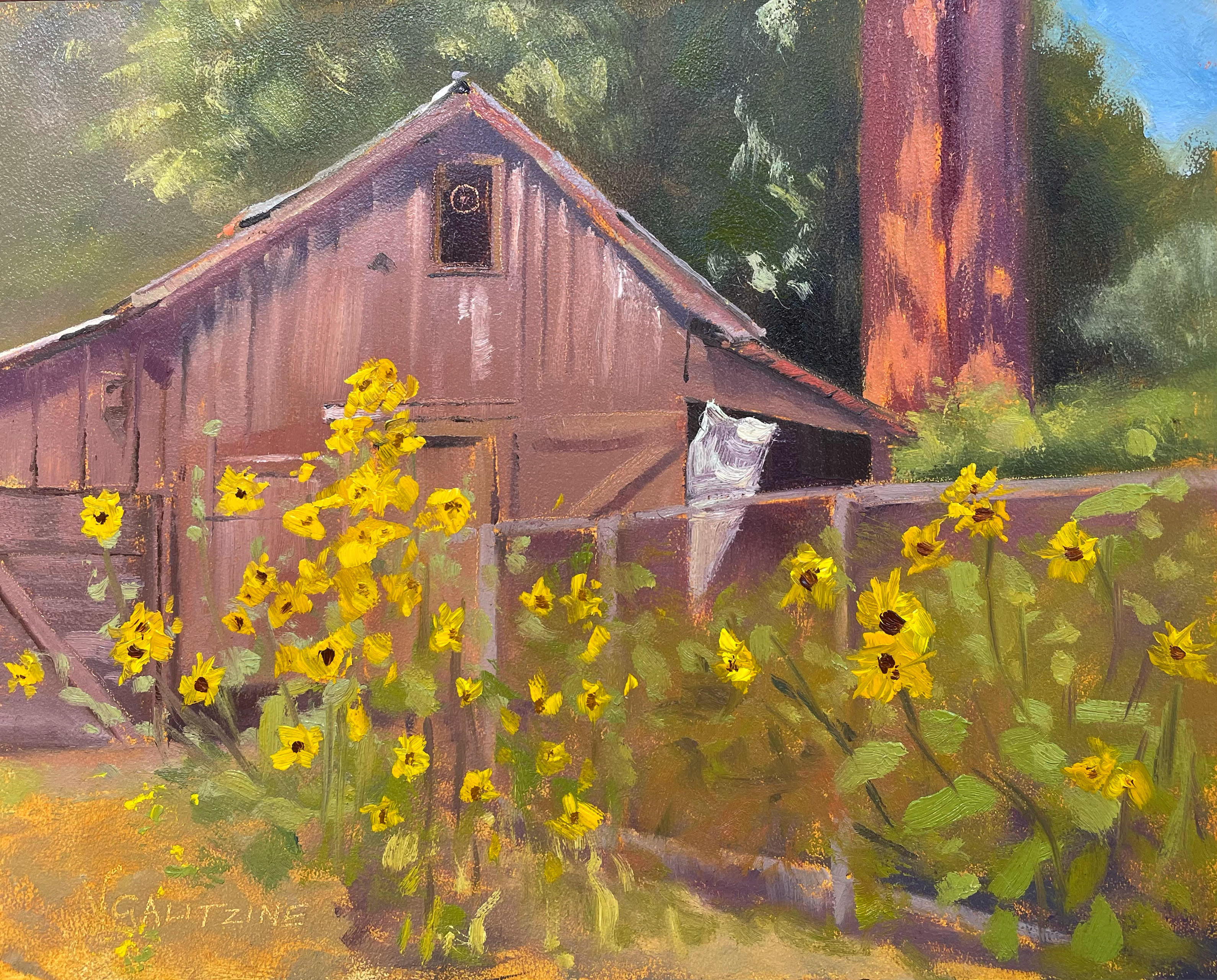 Flume Road Sunflowers Original