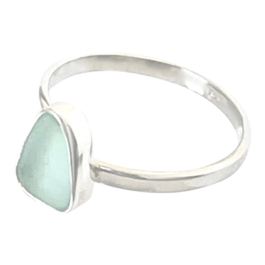 Sea Glass Adjustable Stacker Ring