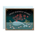 Sweet Birthday wishes whale greeting card