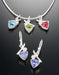 topaz and pear jewelry set