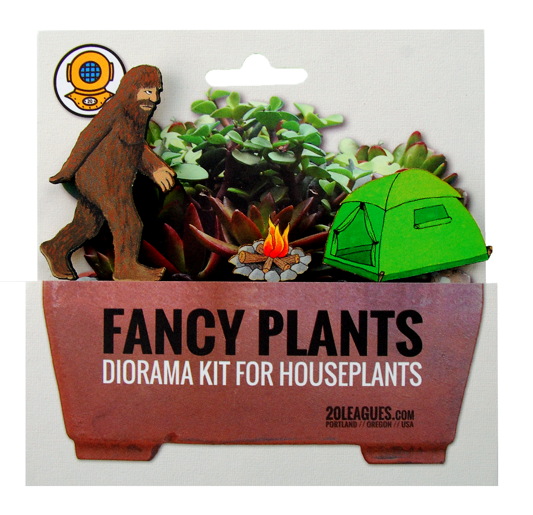 sasquatch plant diorama