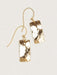 gold dangle earrings