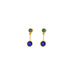 drop earrings with glass beads