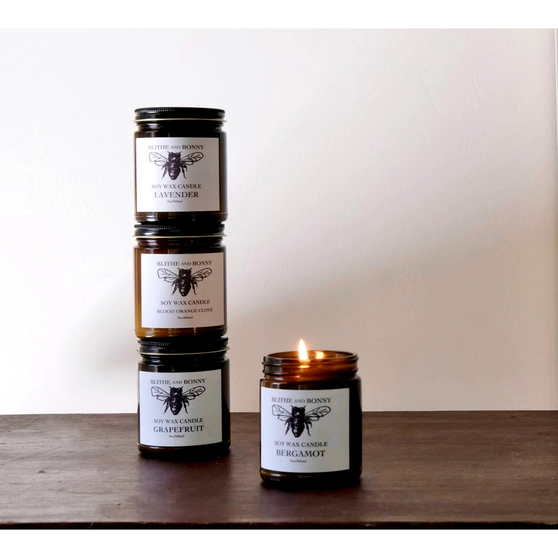 Amber Jar Candle Assorted Scents