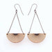 wooden Chandelier earrings