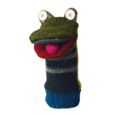 frog hand puppet