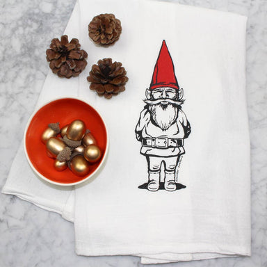 gnome tea towel