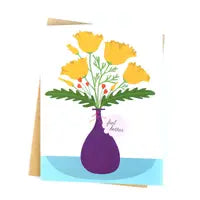 Get well greeting card
