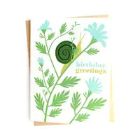 Birthday greetings greeting card