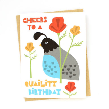 Cheers to a quality birthday greeting card