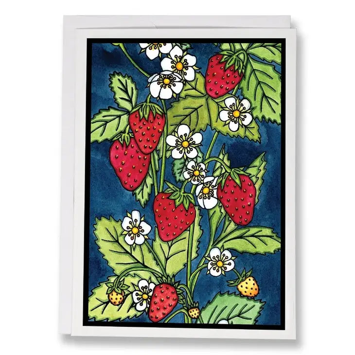 Strawberry Art Card Collection