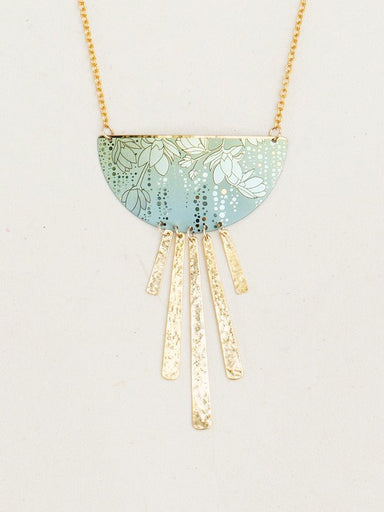 glass boho necklace