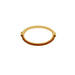 red glass gold bangle