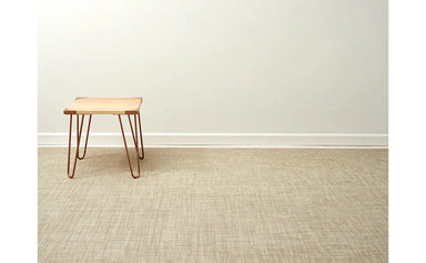 Linen basketweave floor mat