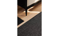Cool Grey basketweave floor mat
