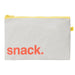 cotton snack bag with zipper