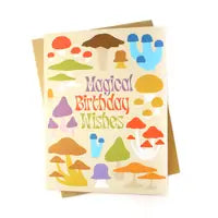 Magical birthday wishes greeting card