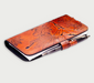 brown leather checkbook cover