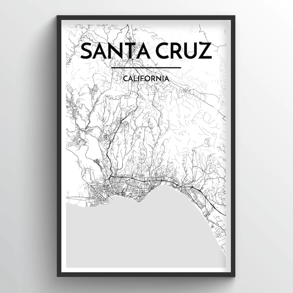 Santa Cruz City Map'