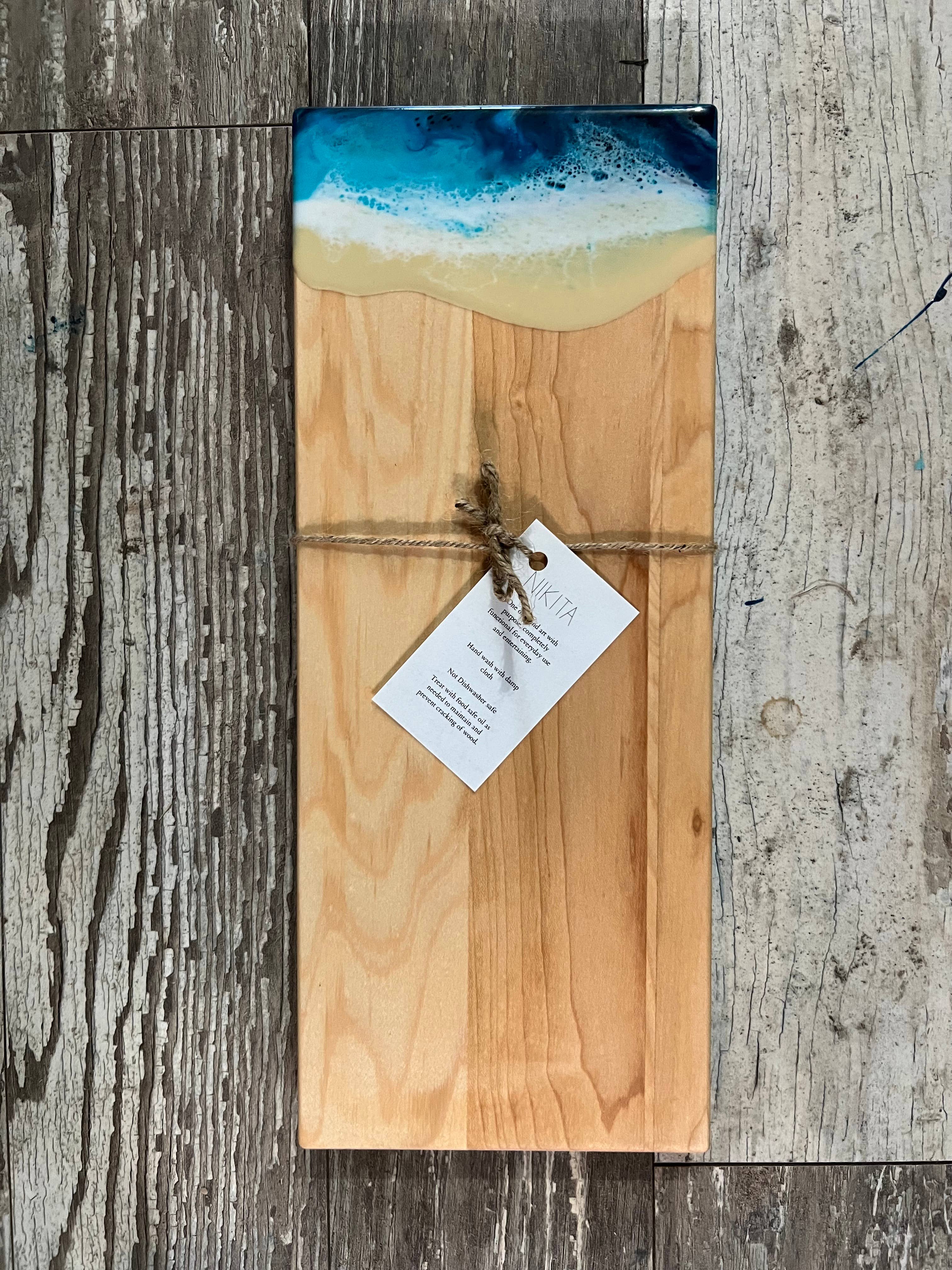 resin maple rectangle cutting board