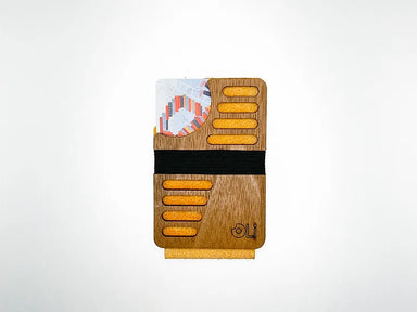 wood card holder
