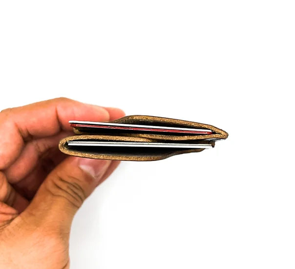 thin black card wallet