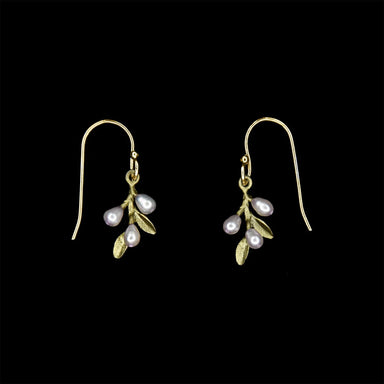 botanical dangle earrings
