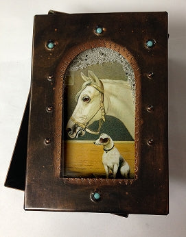 horse with pearls Reliquary Box