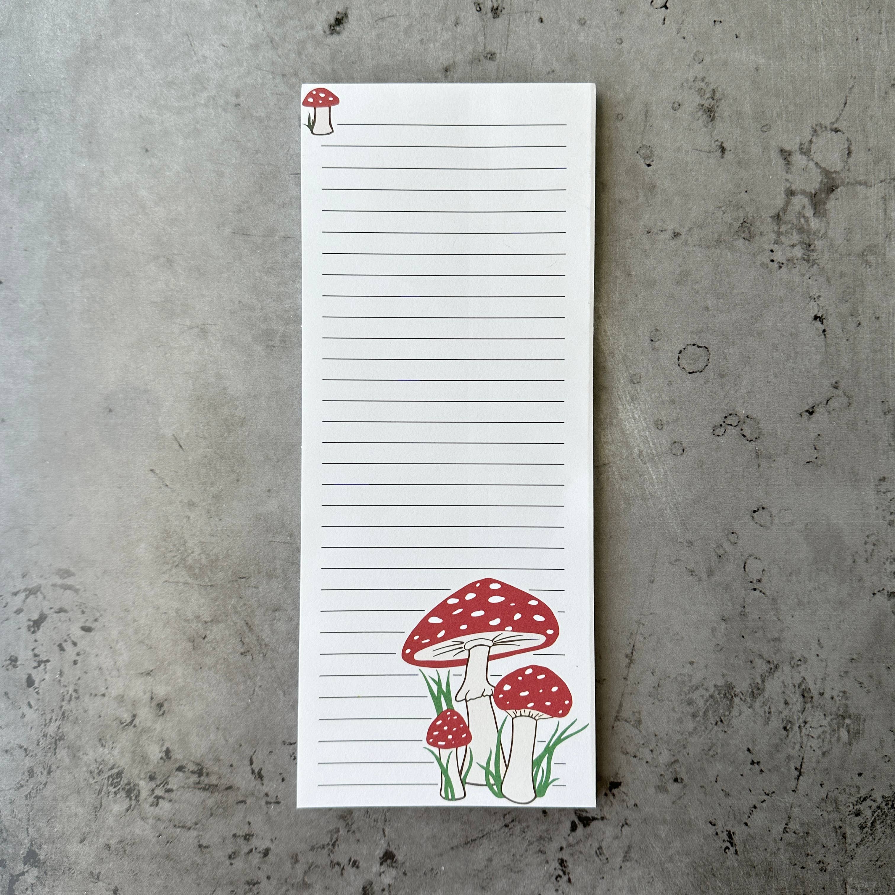 mushroom notepad