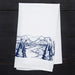 mountain tea towel