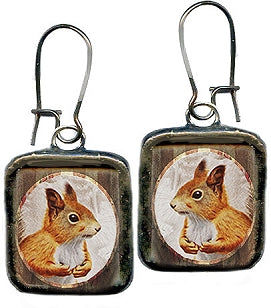 squirrel earrings