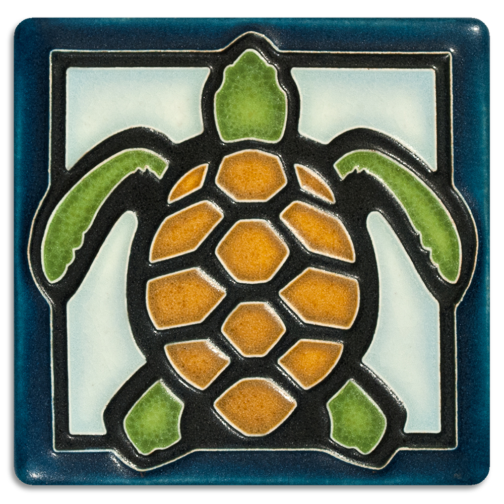 ceramic turtle tile