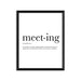 meeting noun greeting card