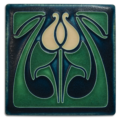 ceramic tulip tile