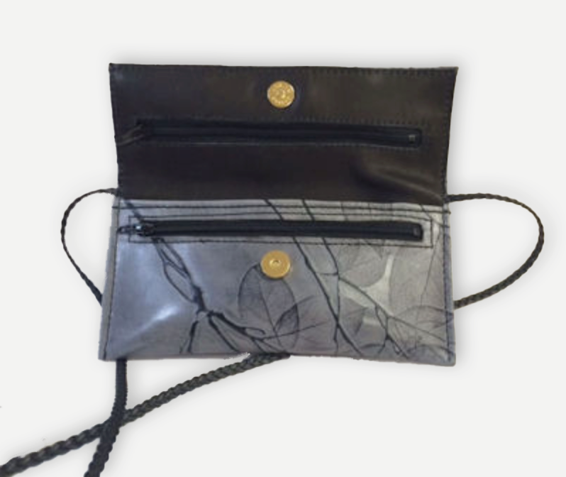 wallet with shoulder strap