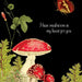 I have a mushroom in my heart for you blank greeting card