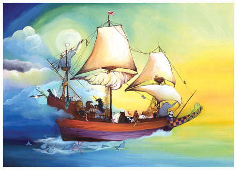 pirate ship Artistic greeting cards