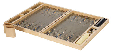 wood backgammon set