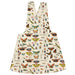 insect and butterfly apron