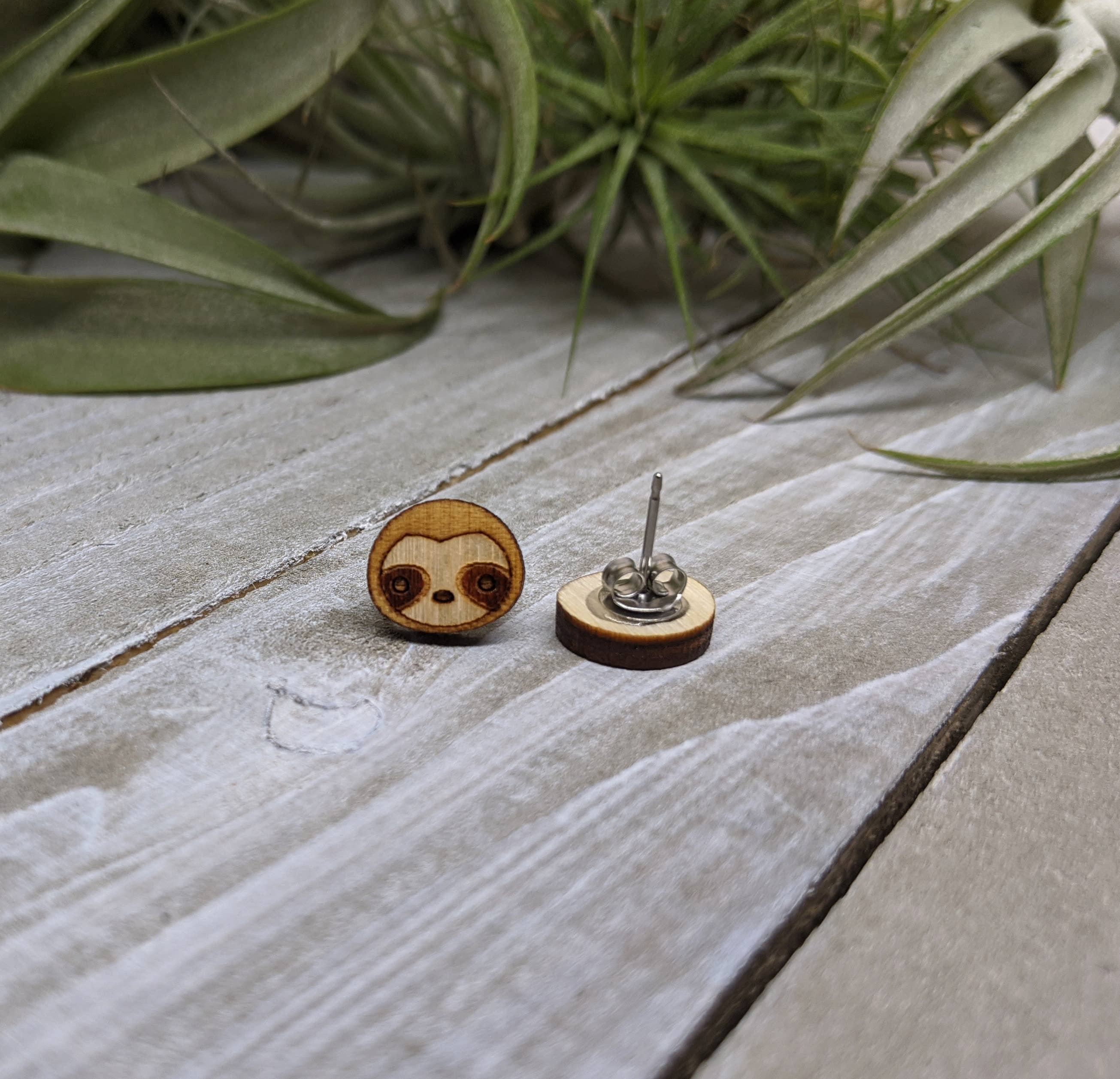 sloth earrings
