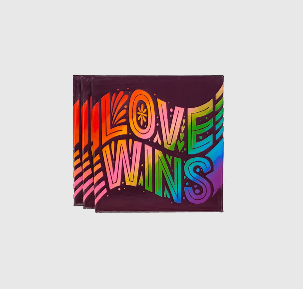 Love wins greeting card