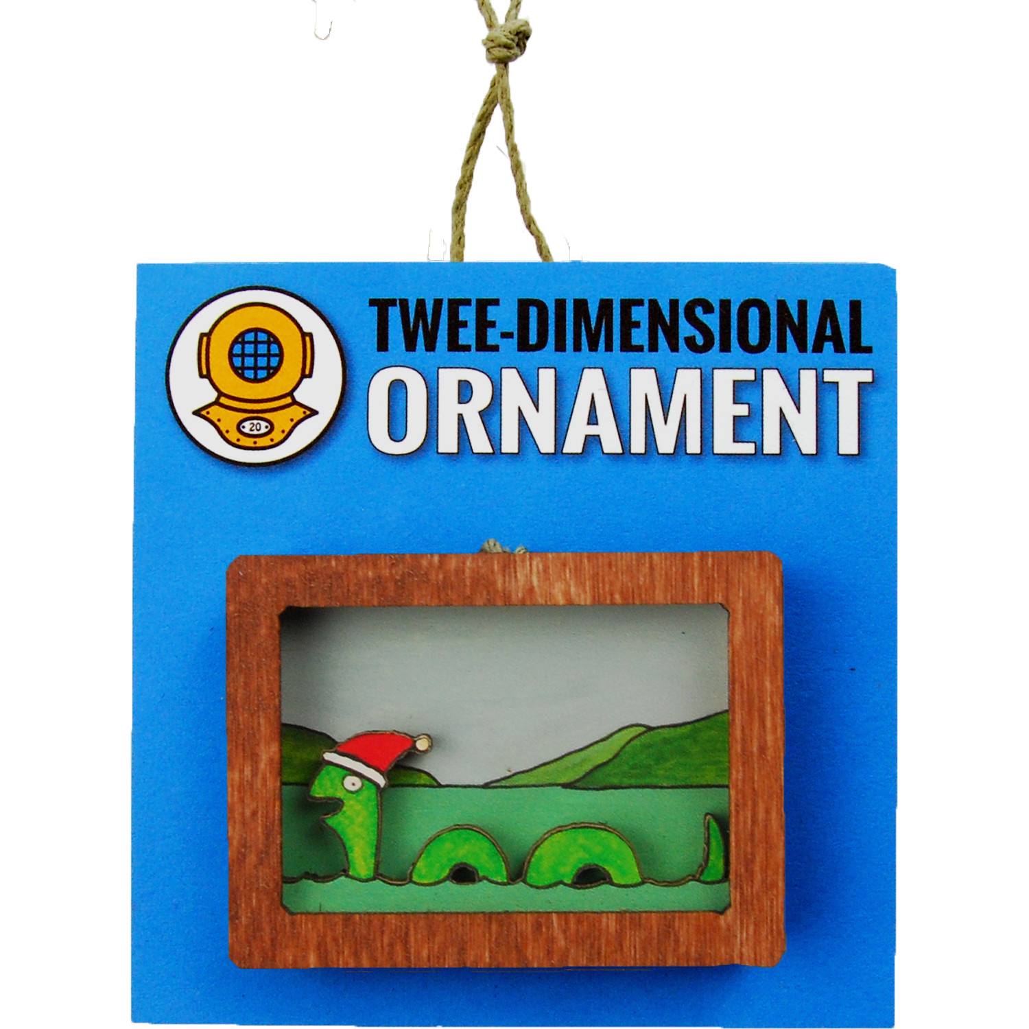 snake wood ornament