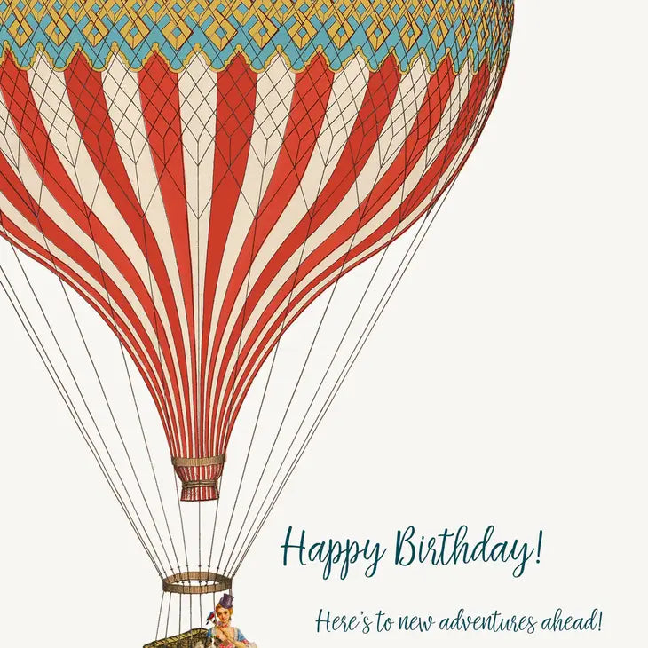 Happy Birthday! Here's to new adventures ahead. blank greeting card
