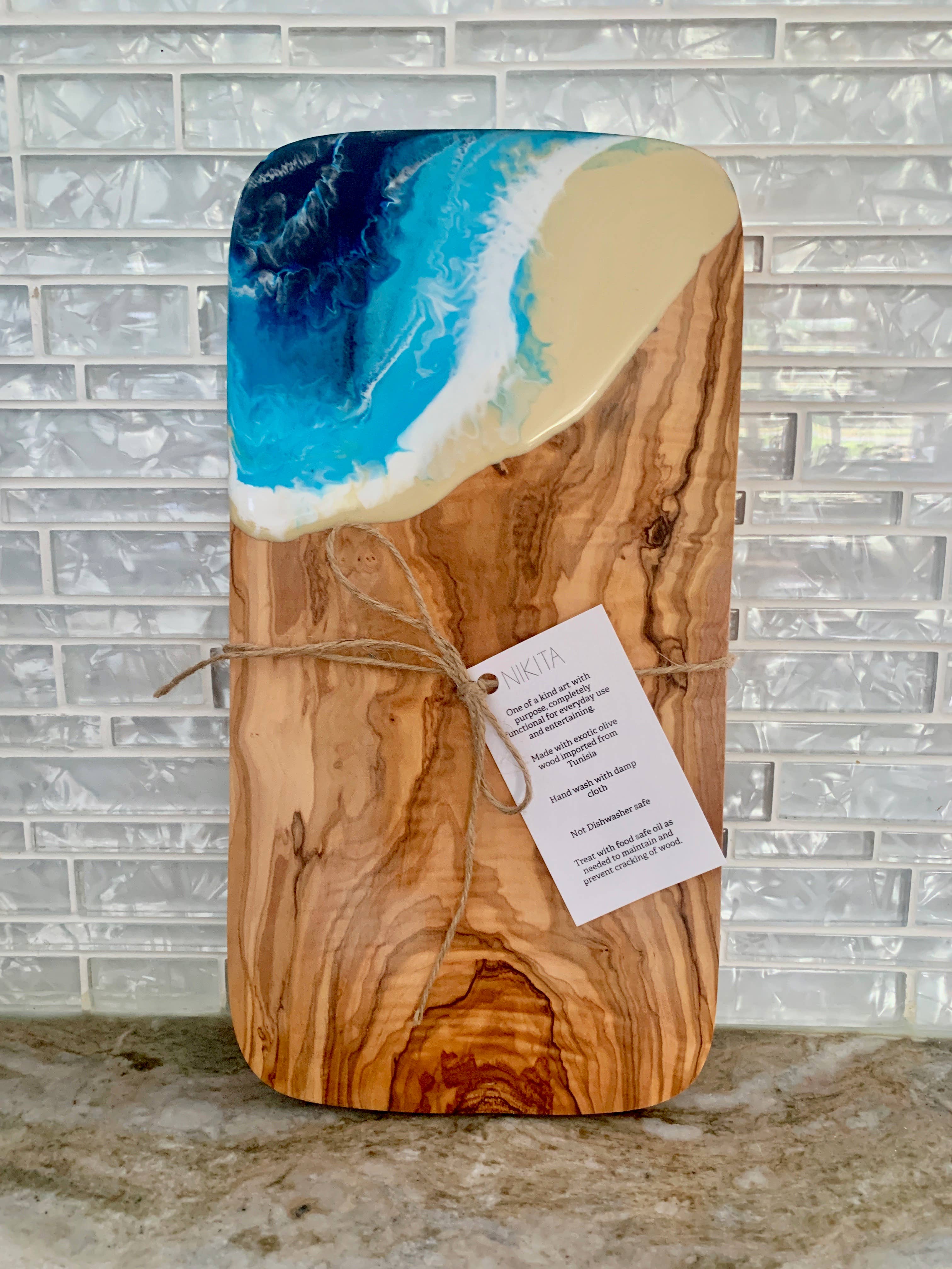 wood rectangle charcuterie board