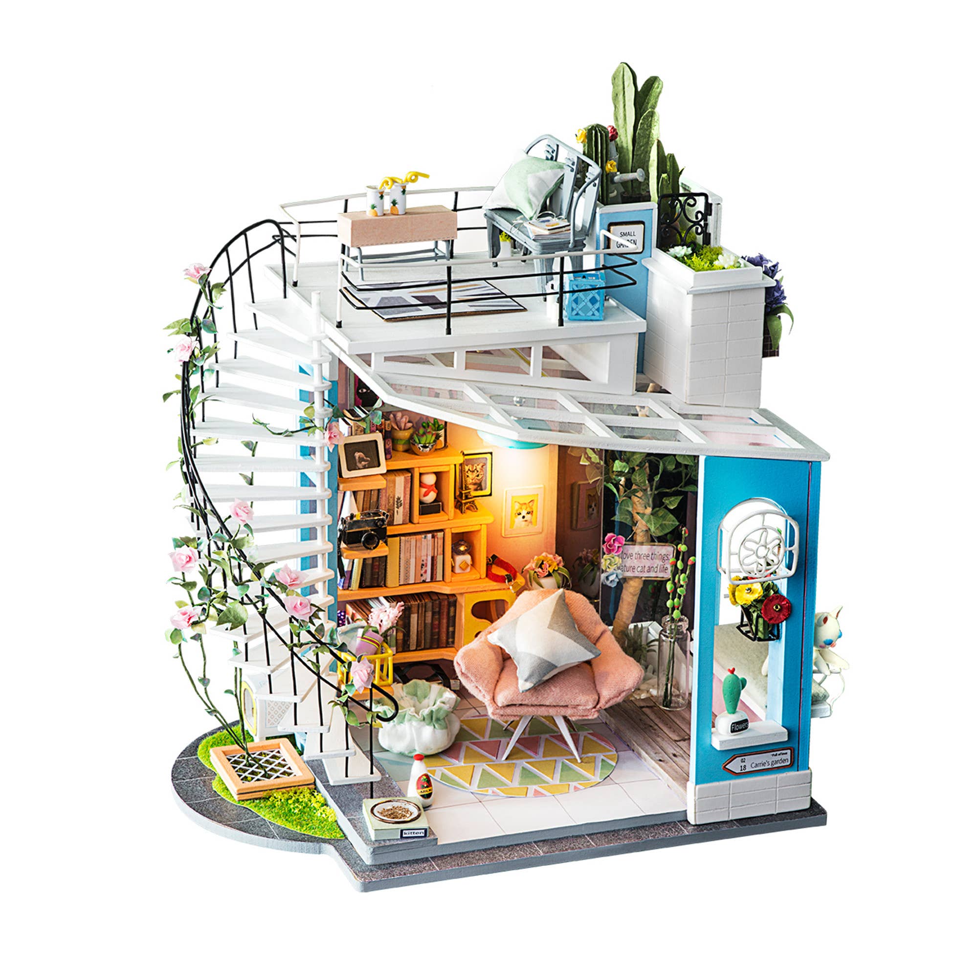 DIY miniature city apartment