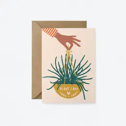 Plant greeting card