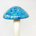 blue fairy garden mushrooms