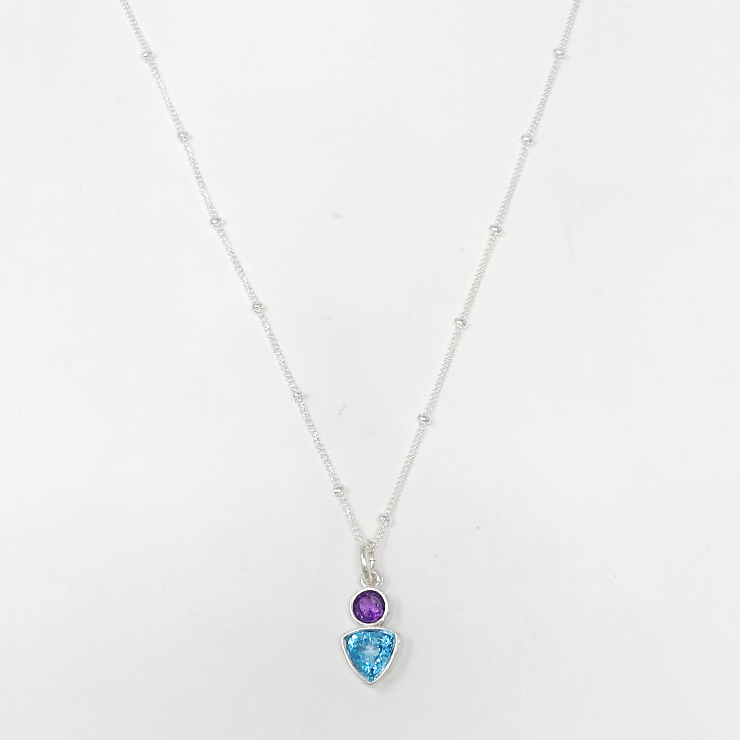 Topaz With Amethyst necklace