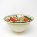 Large ceramic bowl with poppies