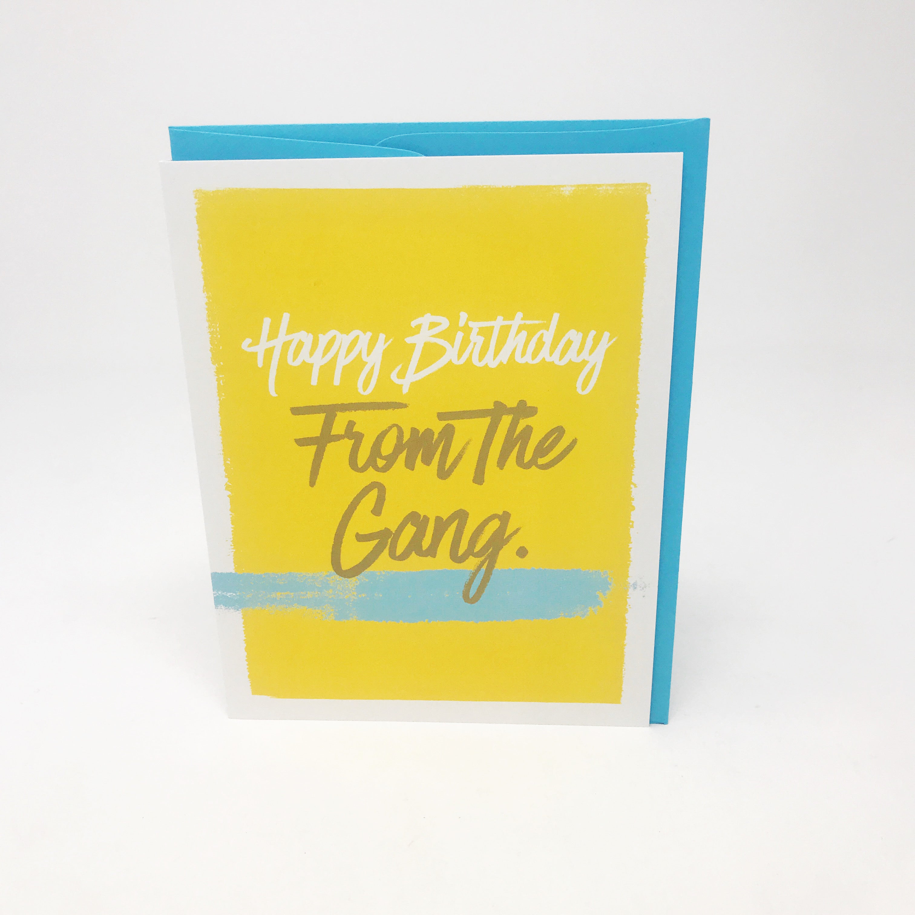 Group Happy Birthday greeting card